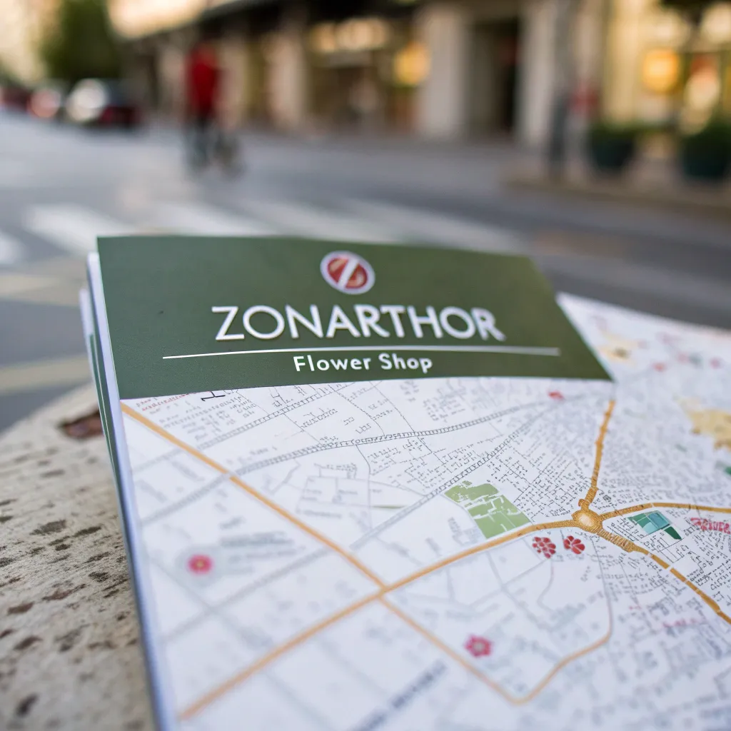 Map showing location of ZONARITHOR Flower Shop