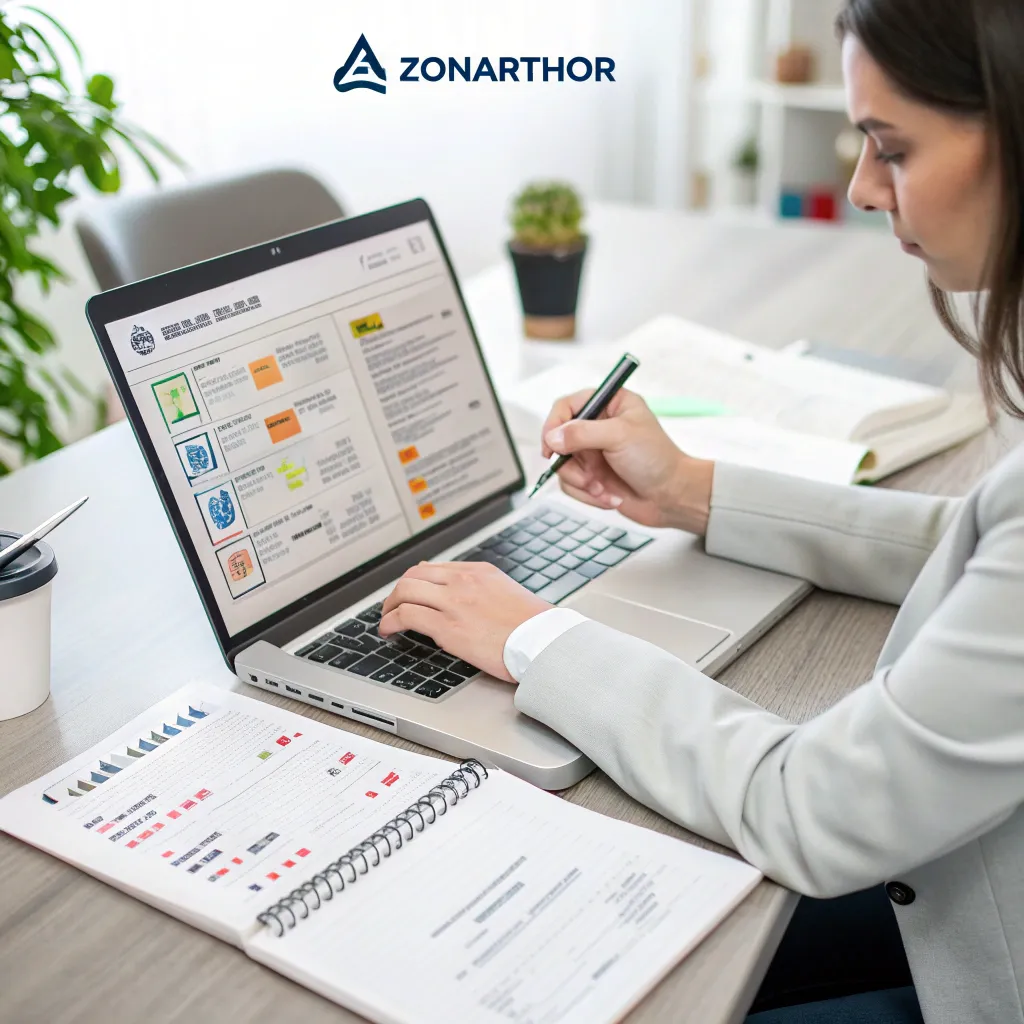 Graphic showing steps to cancel an order at ZONARITHOR
