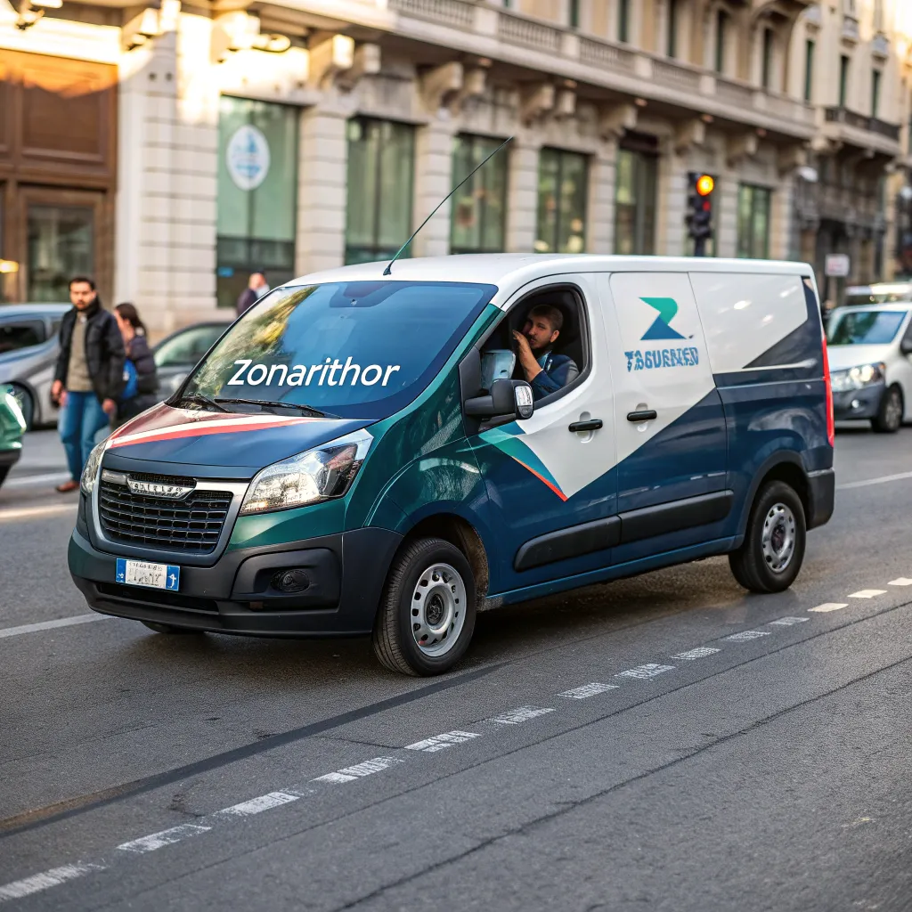 ZONARITHOR branded delivery van